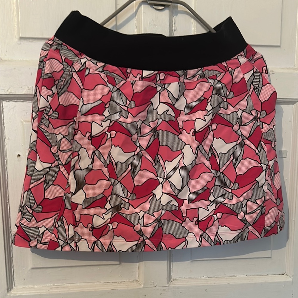 I—Calvin Klein Pink Red short Mini skort